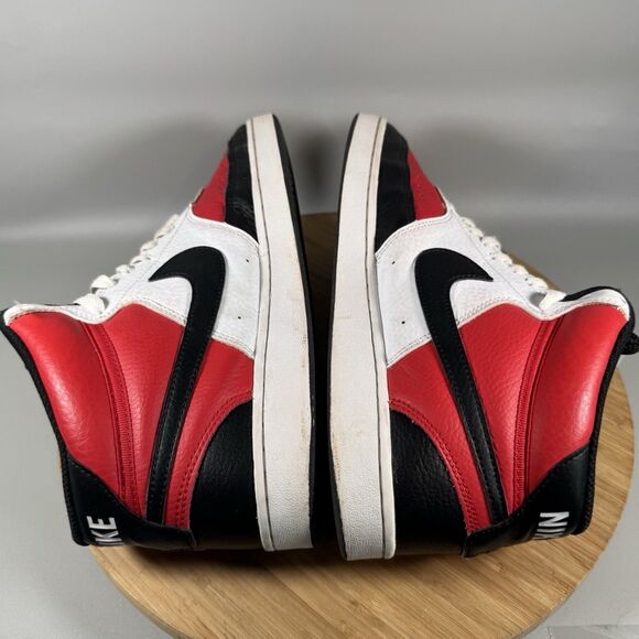 Nike Mens Court Vision Mid DM1186-600 Red Basketball Shoes Sneakers Size 9.5 - Picture 5 of 8